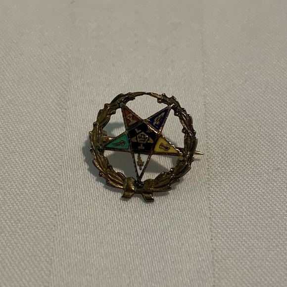 Vintage Masonic Order Of The Eastern Star Pin - Picture 8 of 8